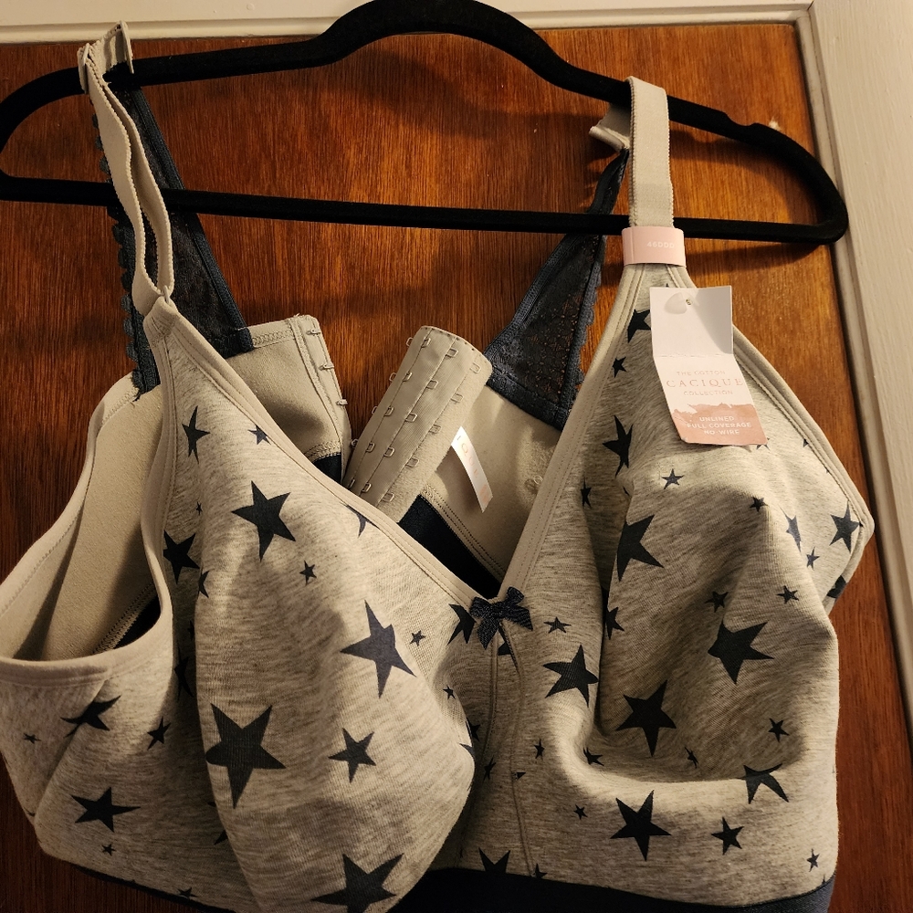 Lot of 5 Caciqe bras 48DDD new full coverage